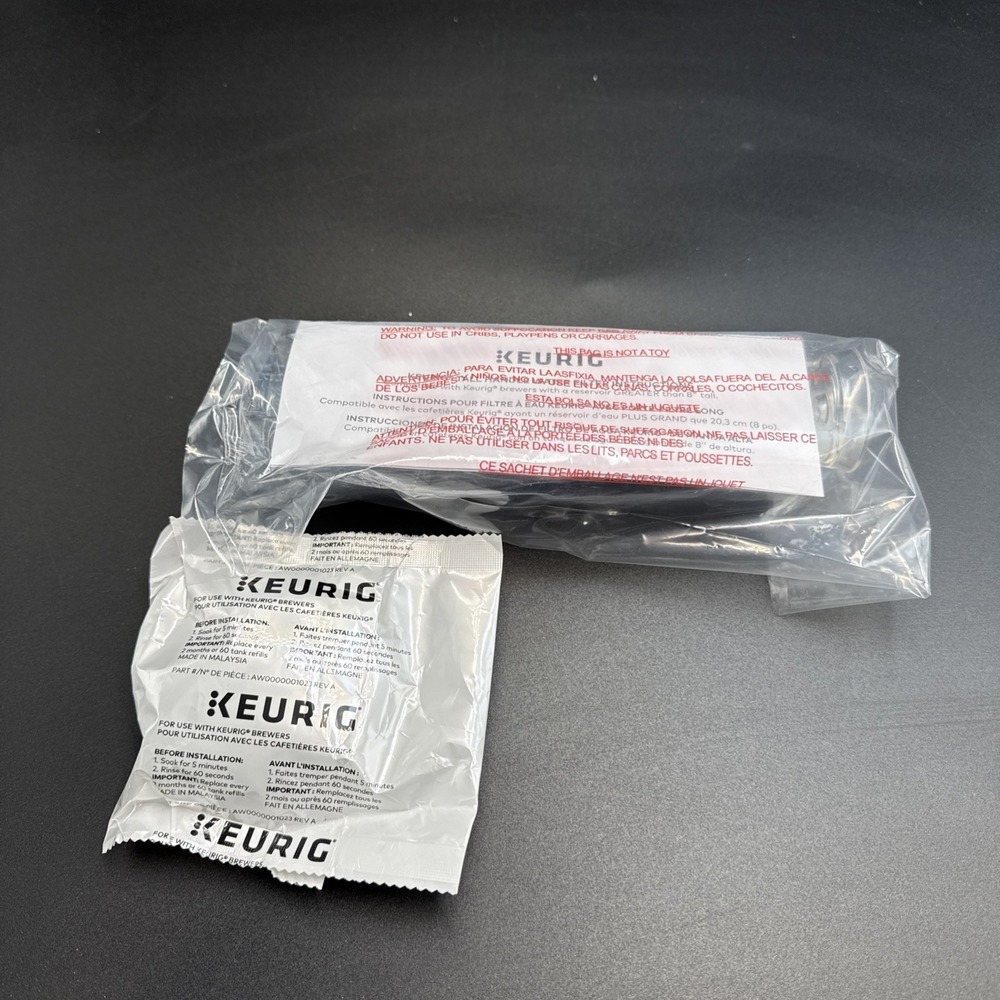 KEURIG Tall Handle Water Filter with Filter Cartridge New Open Box